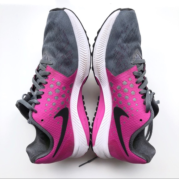 Nike Run Fast Gray Pink Sneakers - Picture 4 of 10